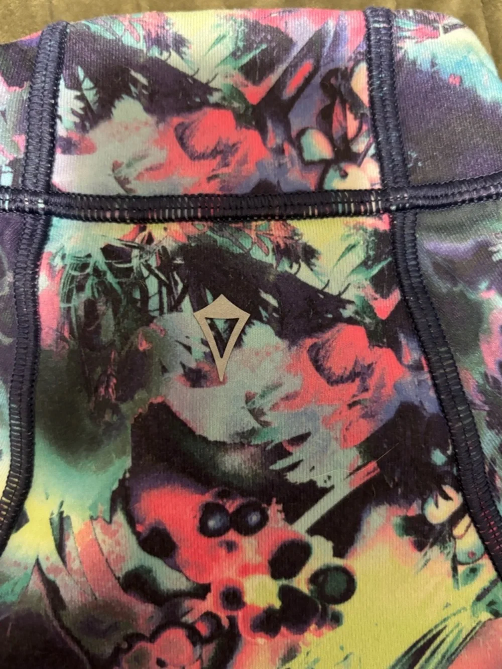 Girls Multicolor Printed Zip-Up Jacket Sz 6 Ivivva by Lululemon